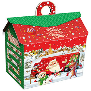 Подарок кондитерский «Новогодний переполох» 1000г Премиум